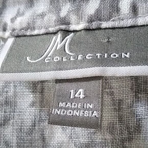 M COLLECTION 100 % LINEN SZ 14 - Picture 6 of 7